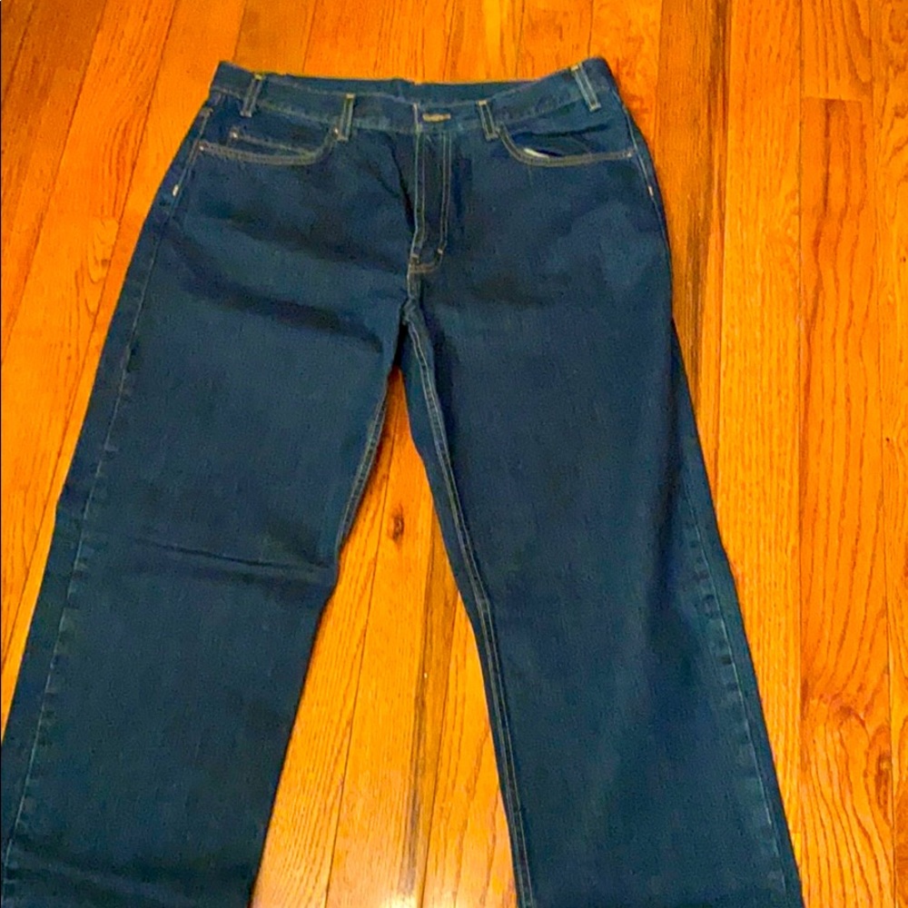 Kirkland Signature navy blue jeans bootcut